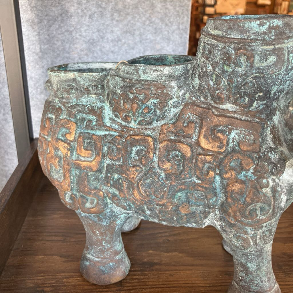 Vintage Bronze Chinese Ox