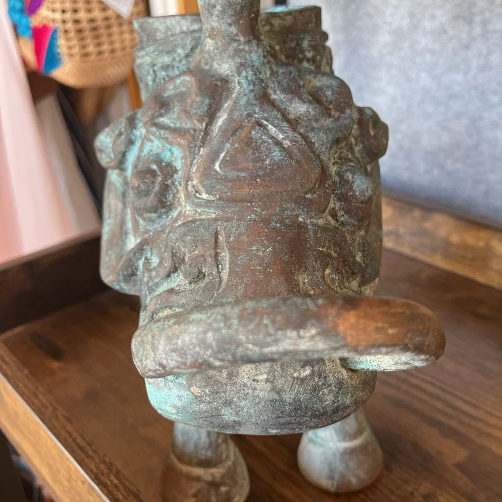 Vintage Bronze Chinese Ox