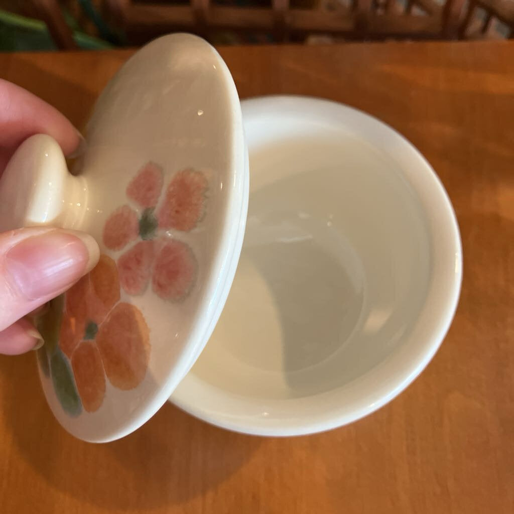 1970s Franciscan Floral Small Covered Bowl