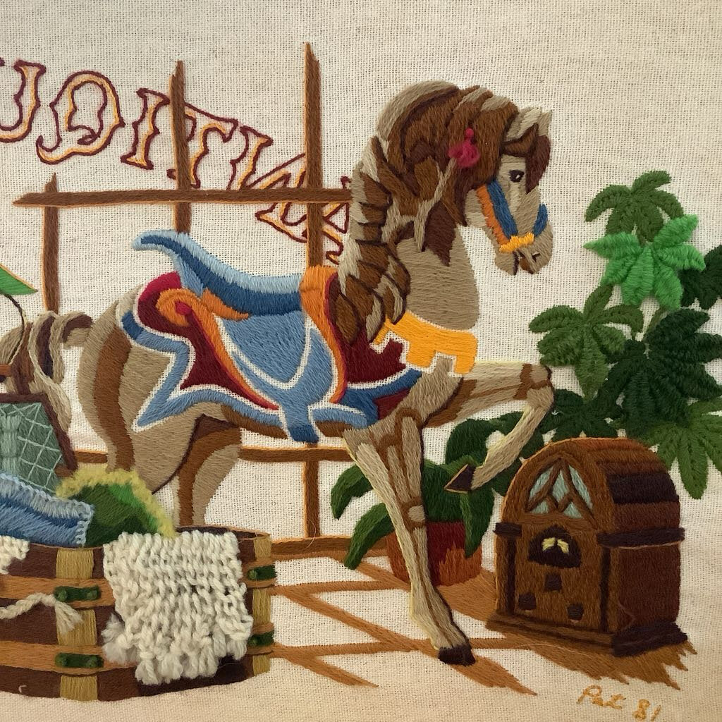 1978 "Treasures From The Past" Needle Point