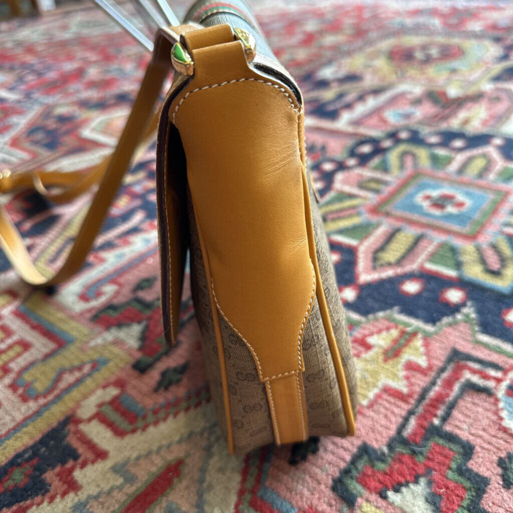 Vintage Gucci Micro Tan Sherry Crossbody