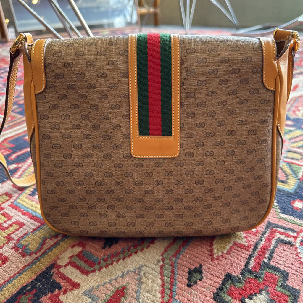 Vintage Gucci Micro Tan Sherry Crossbody