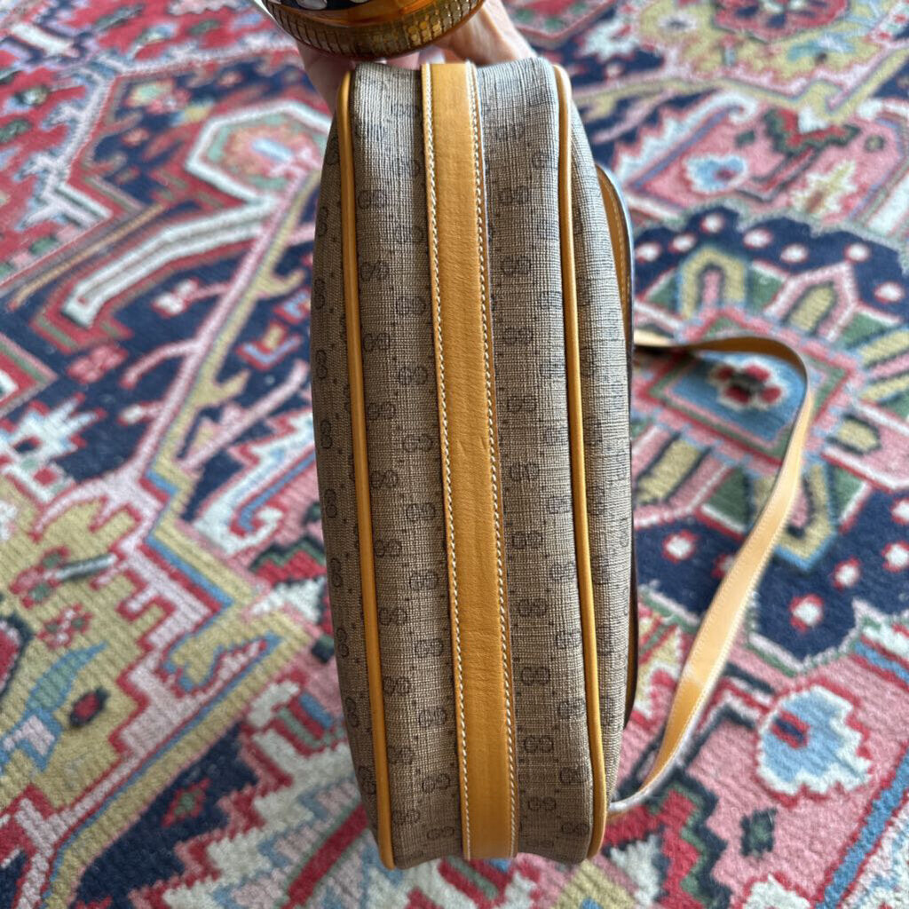 Vintage Gucci Micro Tan Sherry Crossbody