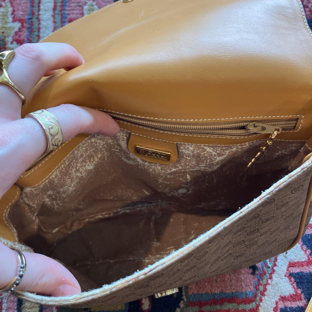 Vintage Gucci Micro Tan Sherry Crossbody