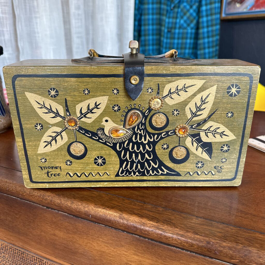 Original 1966 Enid Collins Box Money Tree Bag