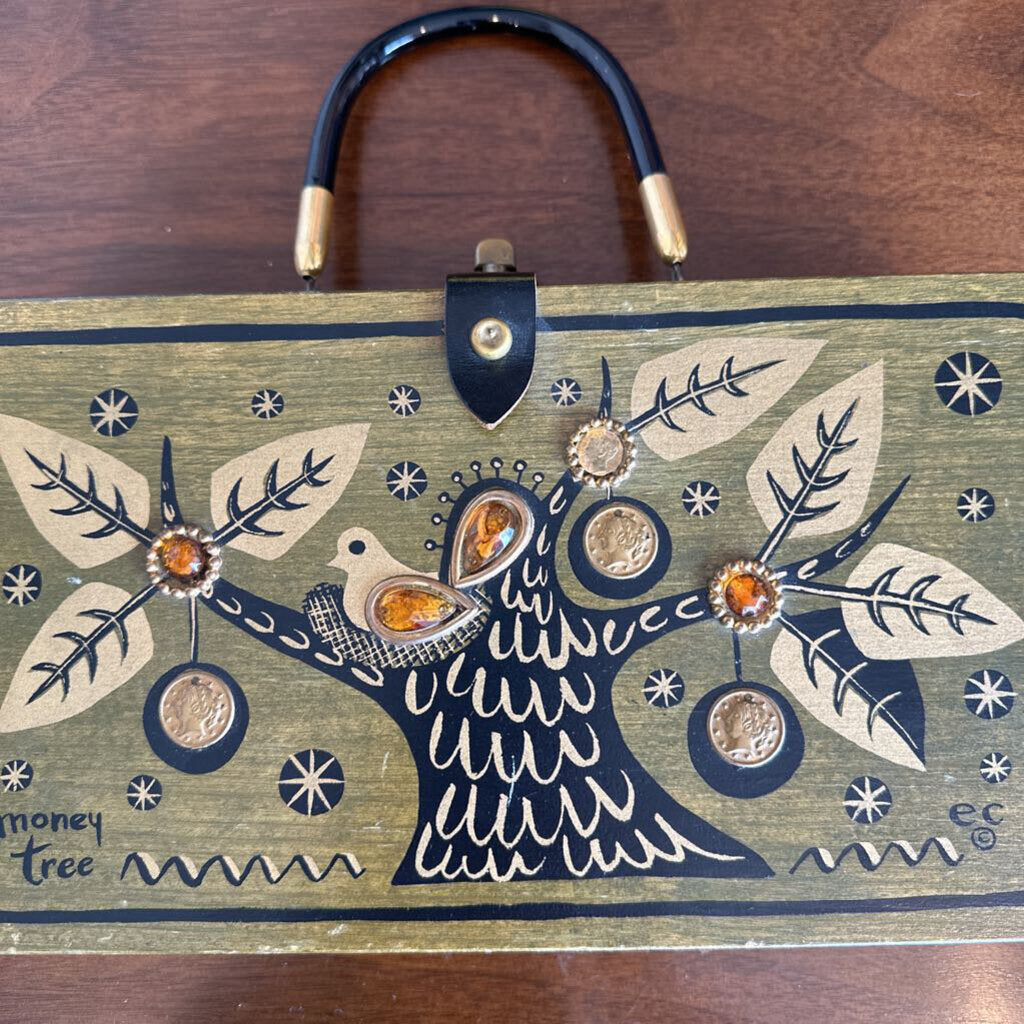 Original 1966 Enid Collins Box Money Tree Bag