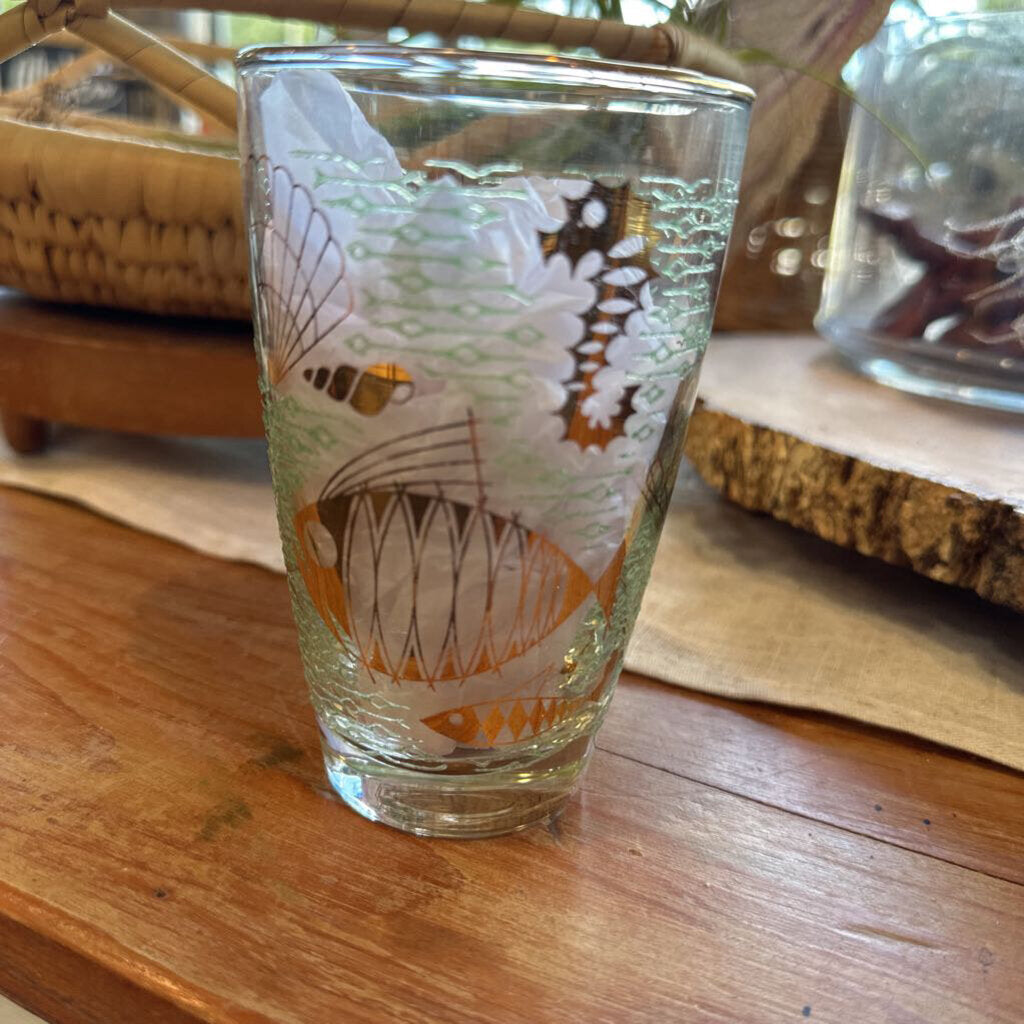 Vintage Rare "Marine Life" by Libbey Tumblers (Set - 6)