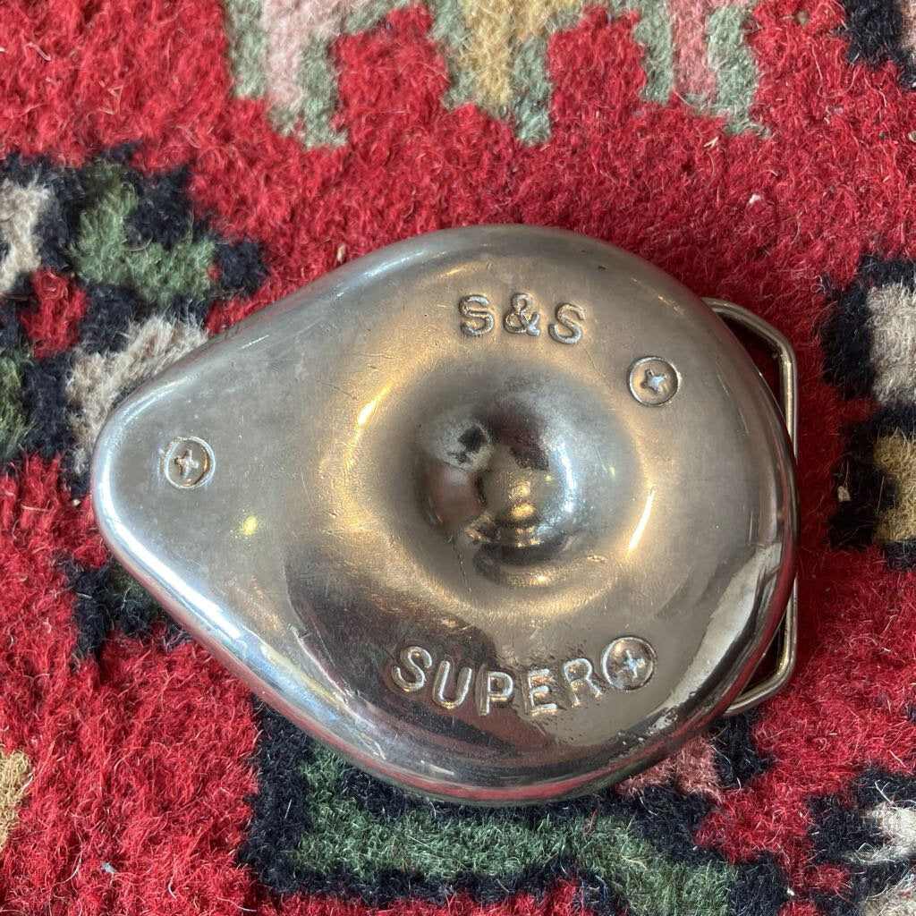 Vintage S & S Cycle Teardrop Air Cleaner Belt Buckle