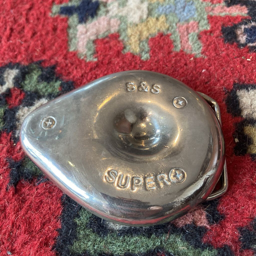 Vintage S & S Cycle Teardrop Air Cleaner Belt Buckle