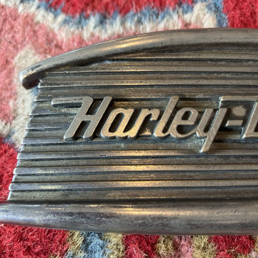 Vintage Harley-Davidson Metal Grille Belt Buckle