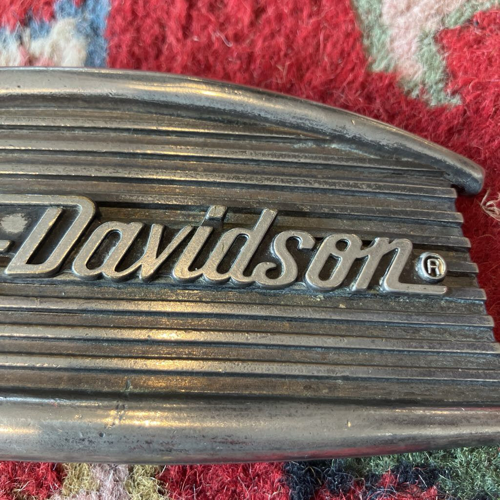 Vintage Harley-Davidson Metal Grille Belt Buckle