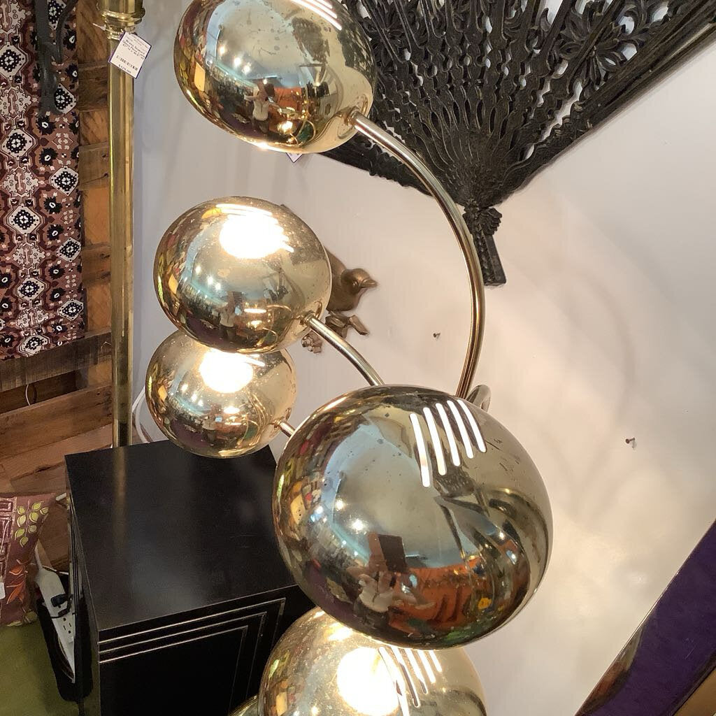 MCM Brass Eyeball Lamp