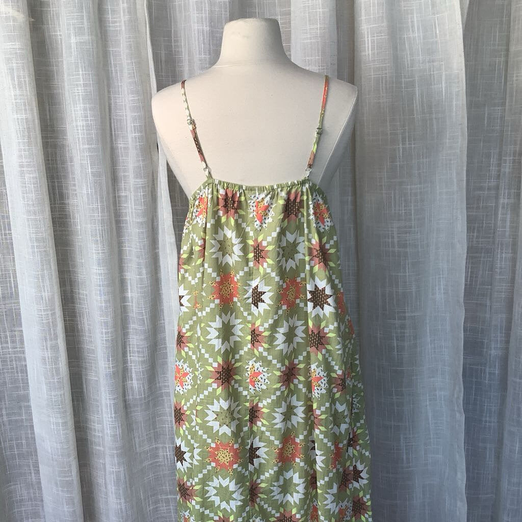 Sleeveless Frock Maxi Dress