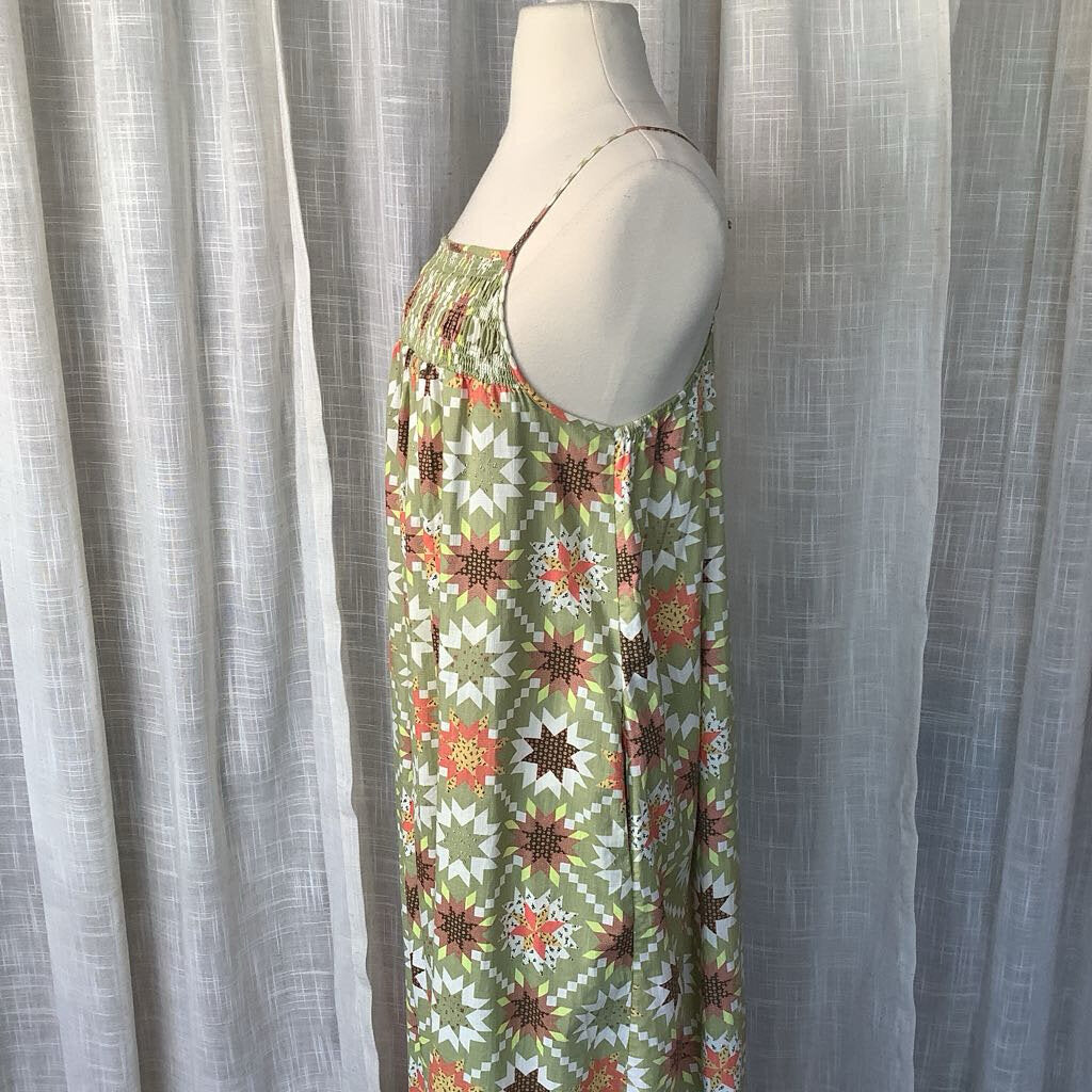 Sleeveless Frock Maxi Dress