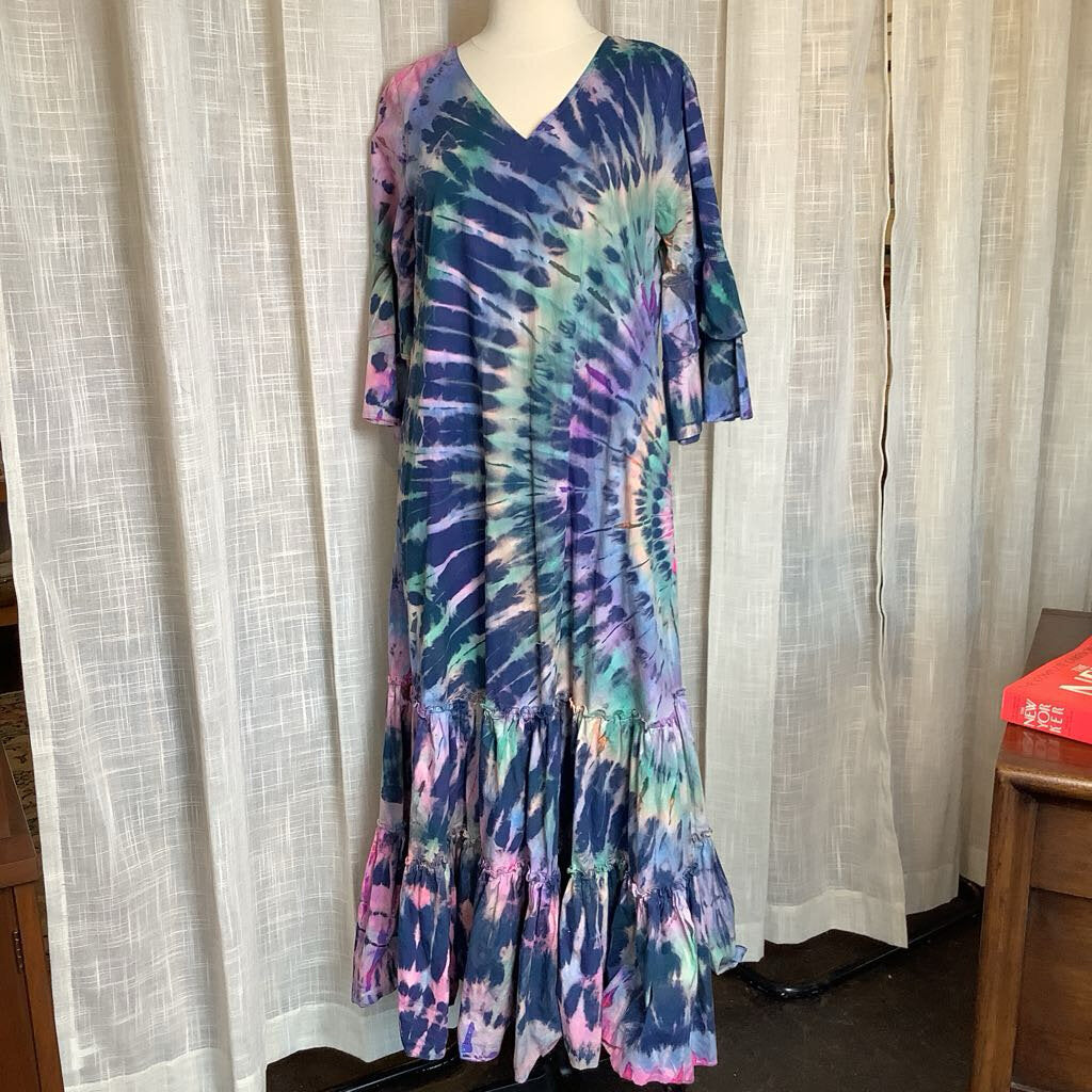 Tie-died Maxi Dress Artist Made