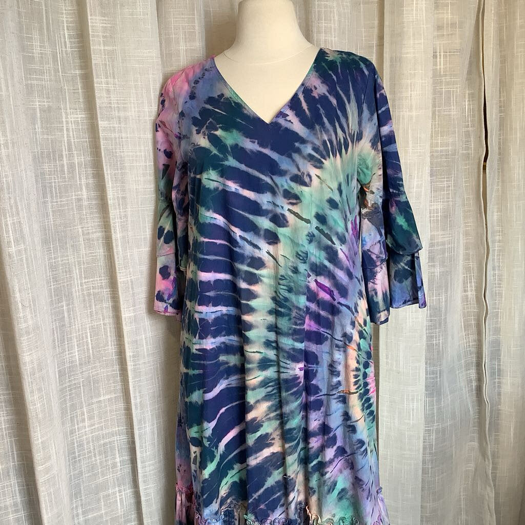 Tie-died Maxi Dress Artist Made