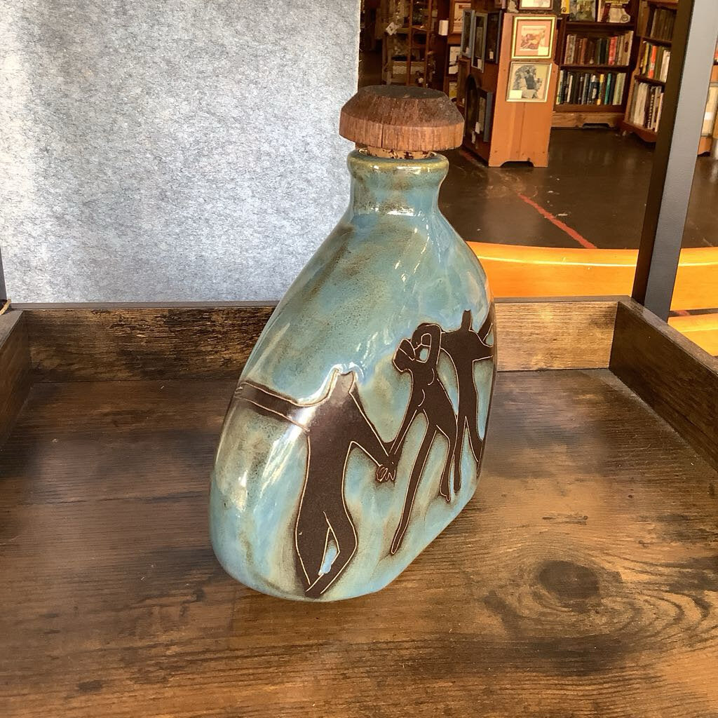 Vintage Hand Crafted Stoneware Vase, Design by Mara