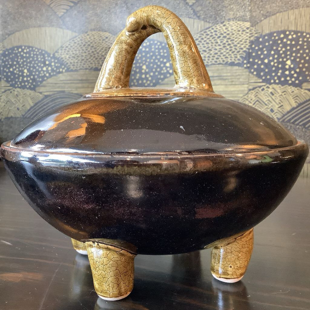 Footed Pottery Dish