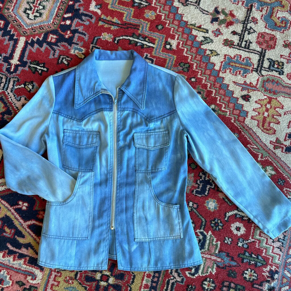 1970s Hand Made 2 Piece Canadian Tuxedo