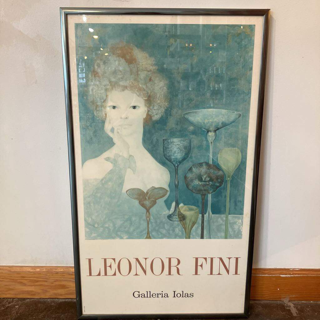 1960s Leonor Fini Galleria Iolas Offset Poster - Lecon de Transparence - MidModMom