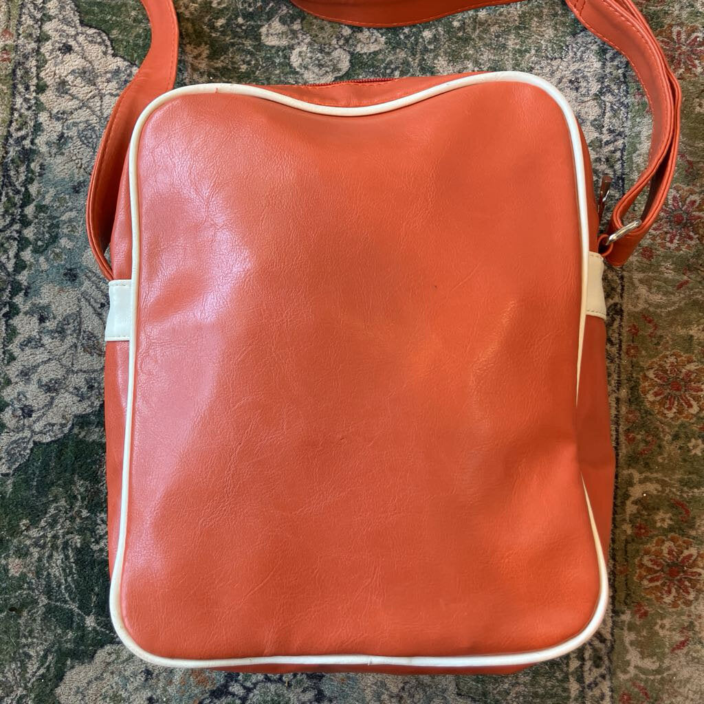 Orange Leather San Francisco Shoulder Bag