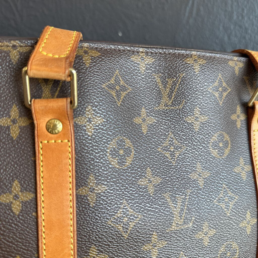 Authentic Louis Vuitton Vintage Monogram Canvas Babylone Tote Shoulder Bag w/ Dust Bag