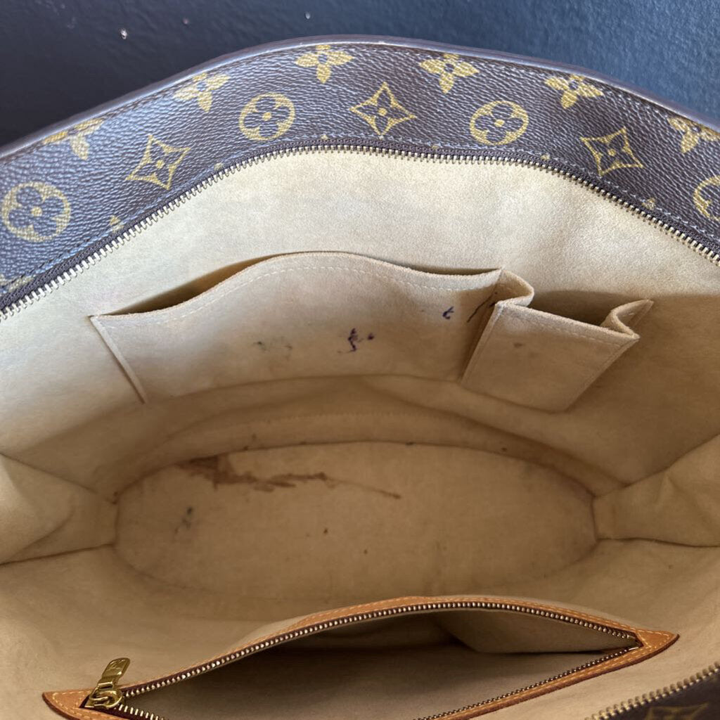 Authentic Louis Vuitton Vintage Monogram Canvas Babylone Tote Shoulder Bag w/ Dust Bag