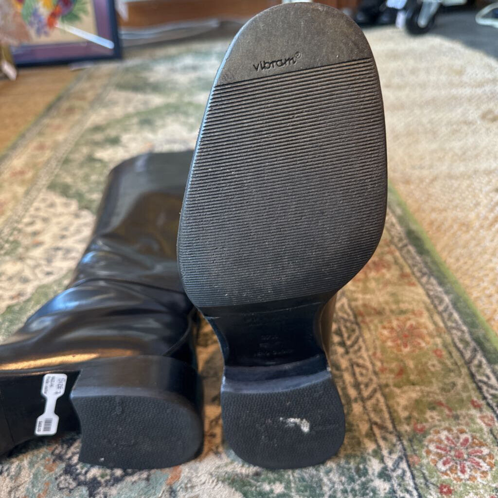 Prada Leather Riding Boots