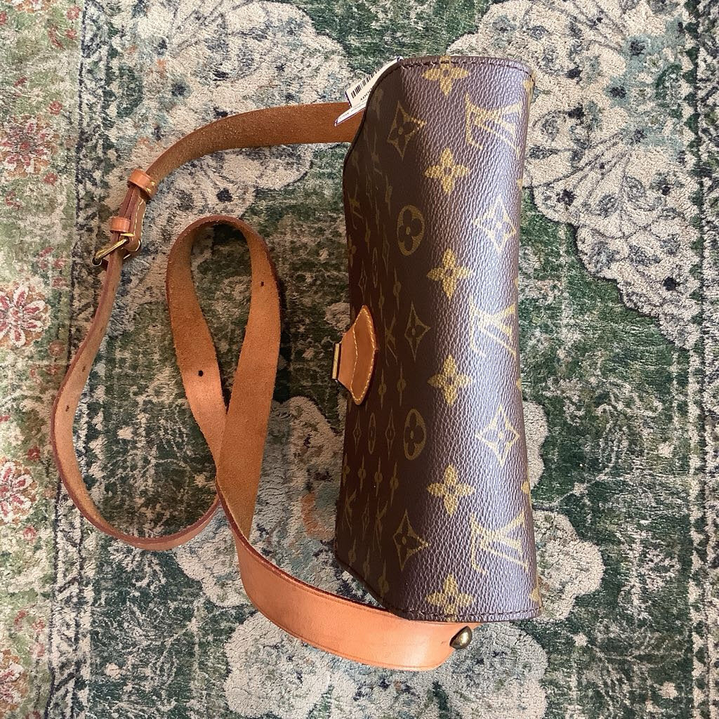 Authentic Vintage Louis Vuitton Monogram Cartouchiere Crossbody