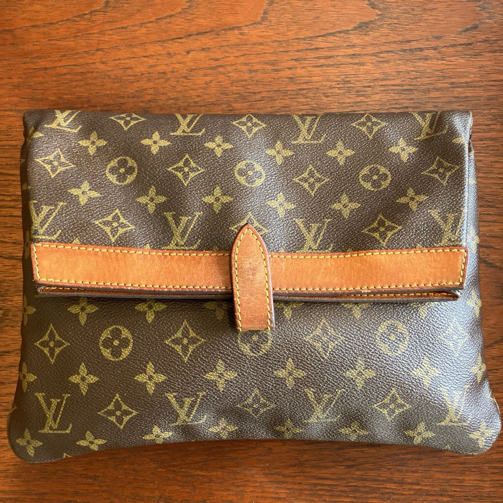 Vintage Authentic Louis Vuitton Pliante Clutch Handbag