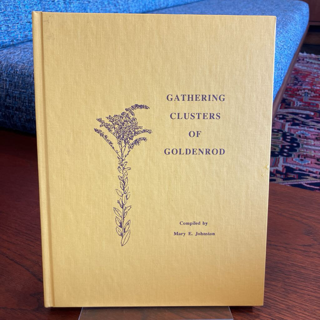 Gathering Clusters of Goldenrod by Mary E. Johnston