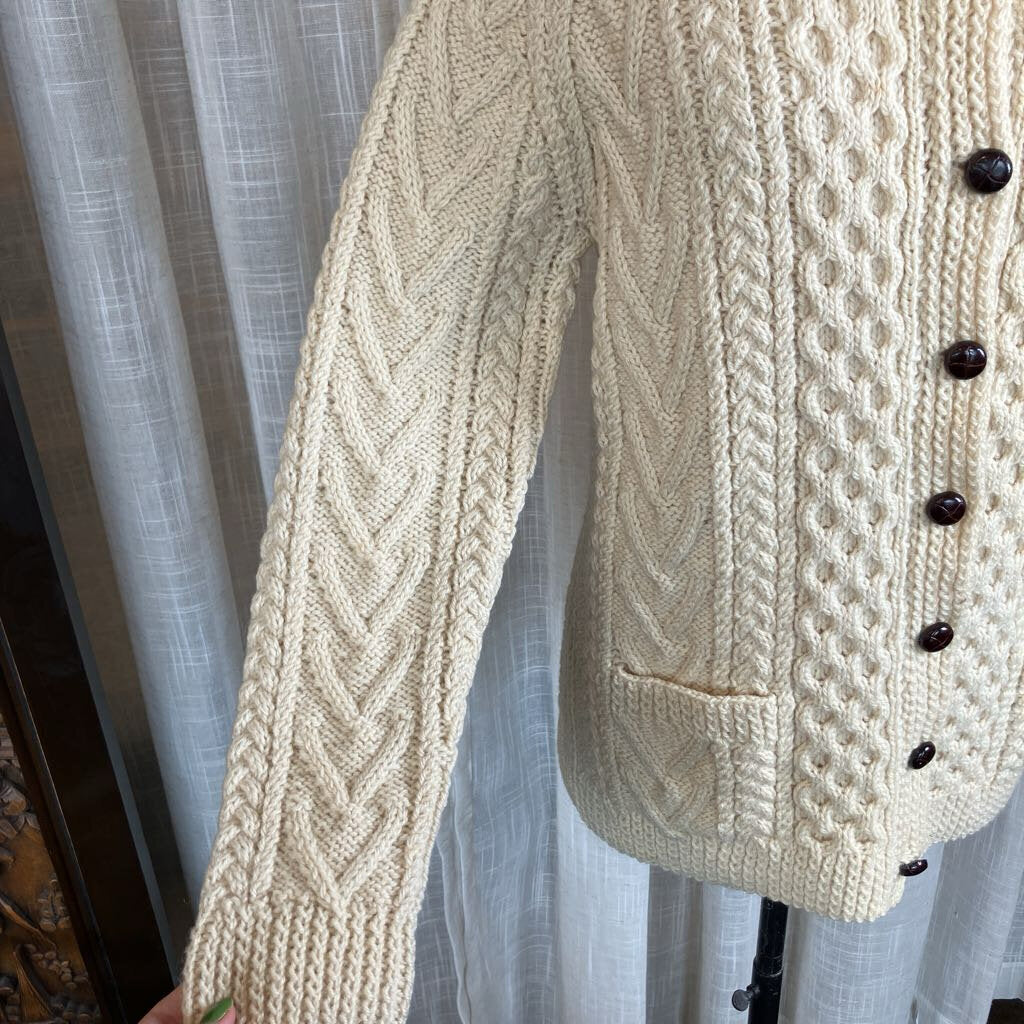 1970s Cream Knitted Sweater