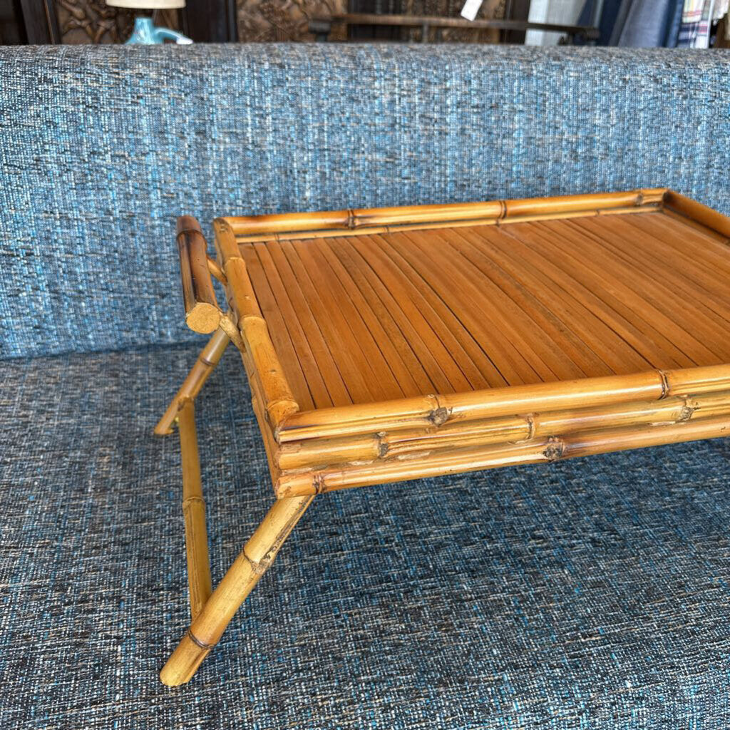 Vintage Rattan Bed Tray