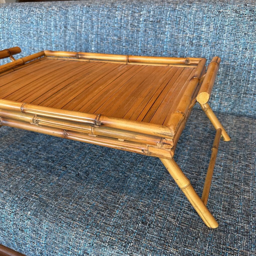 Vintage Rattan Bed Tray