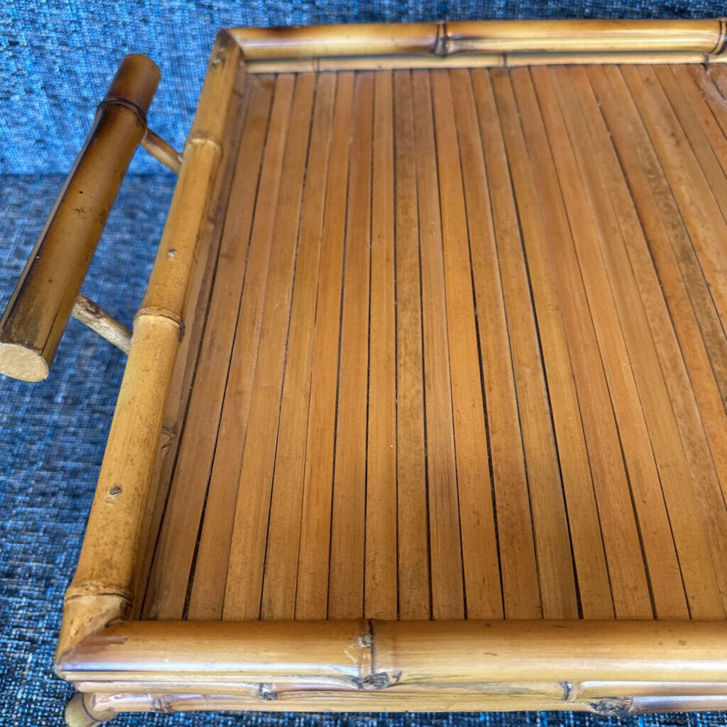 Vintage Rattan Bed Tray