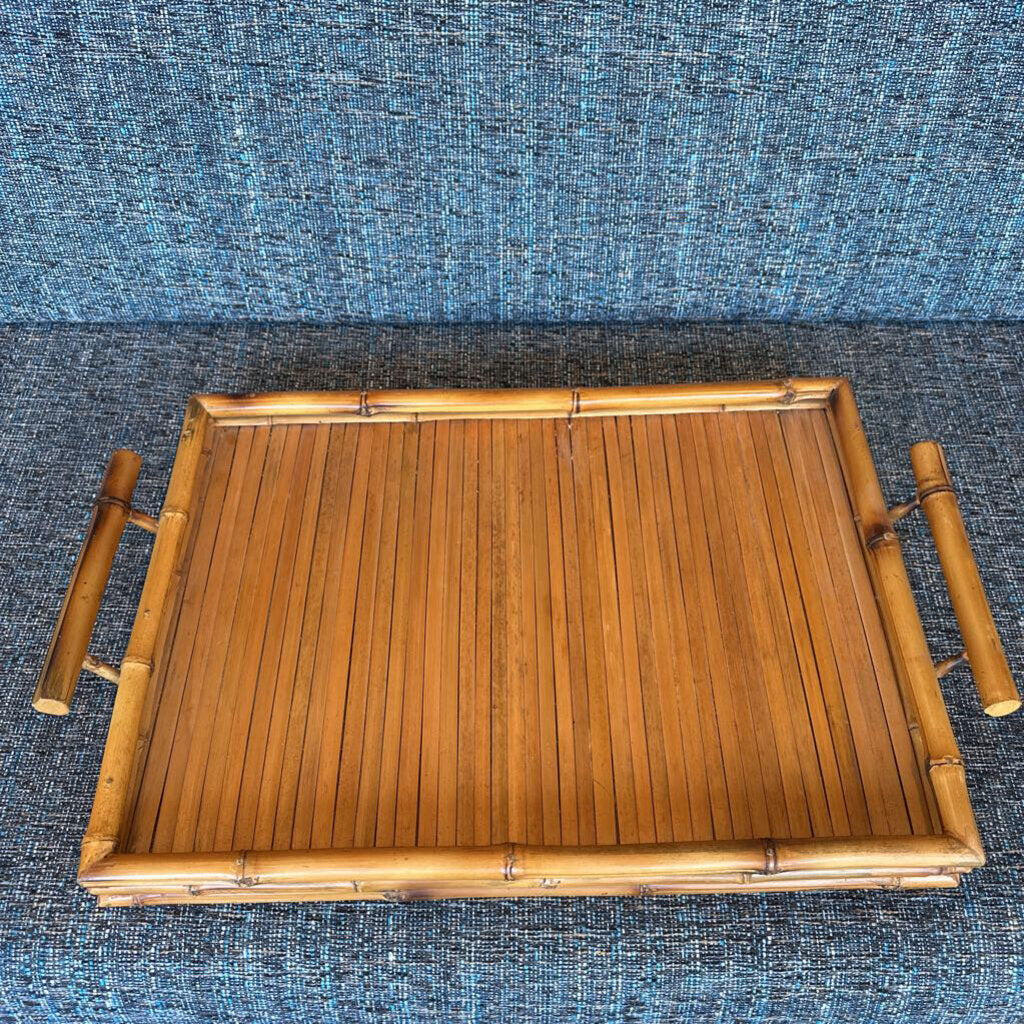 Vintage Rattan Bed Tray