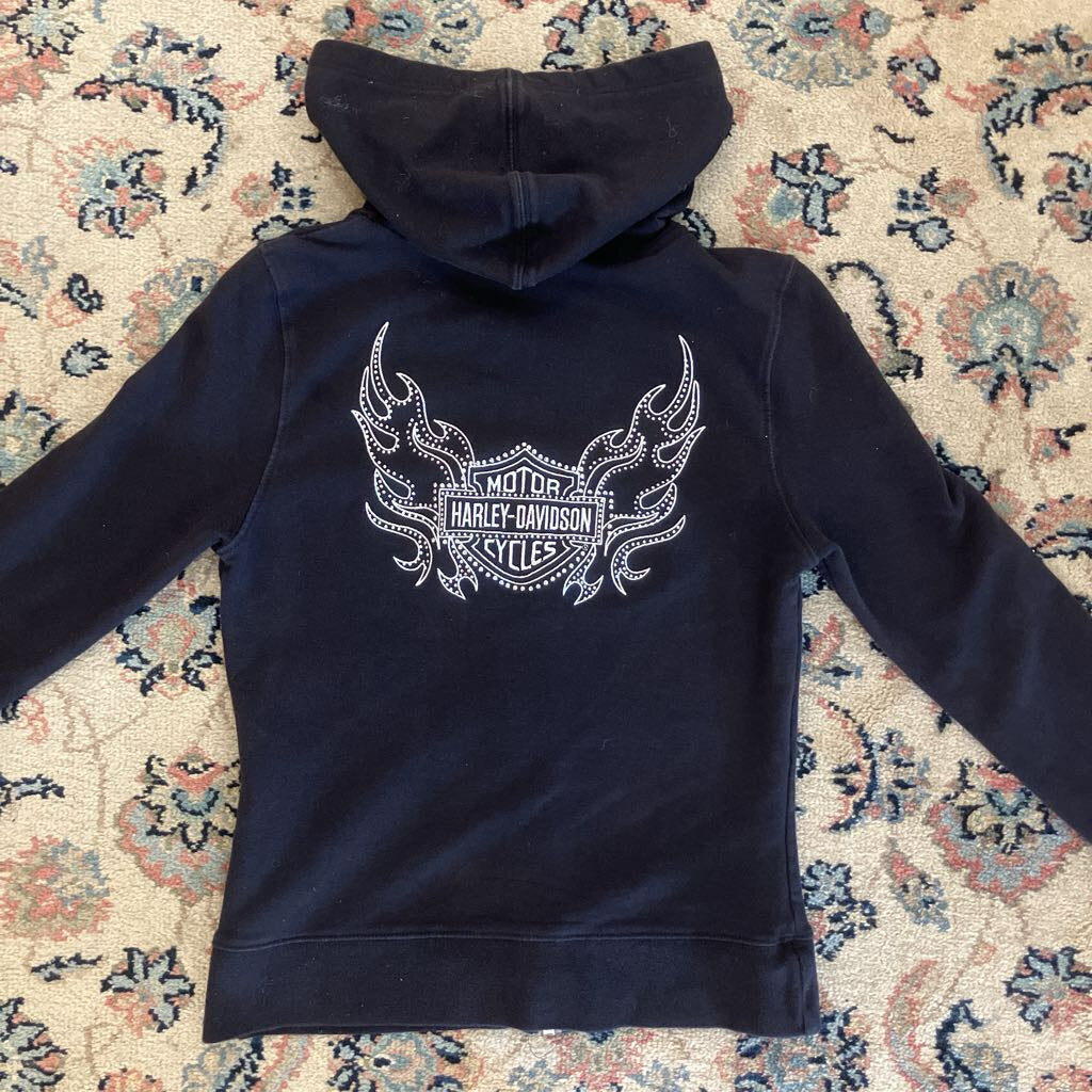 2000's Harley Davidson Zip Up Hoodie