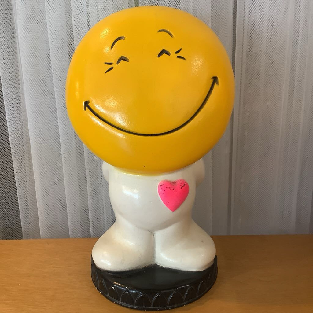 Vintage 1971 Rare Smiley Face Bank