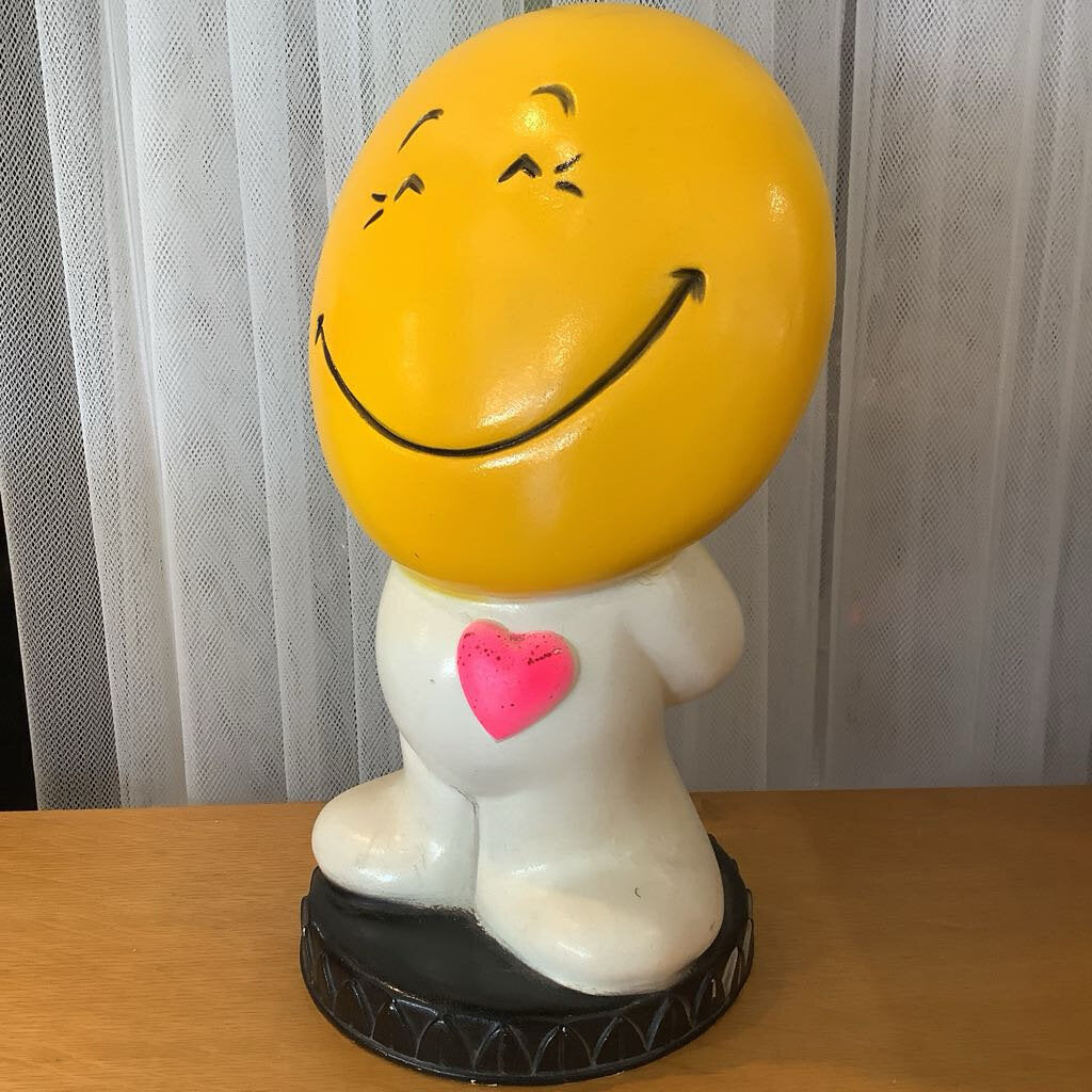 Vintage 1971 Rare Smiley Face Bank