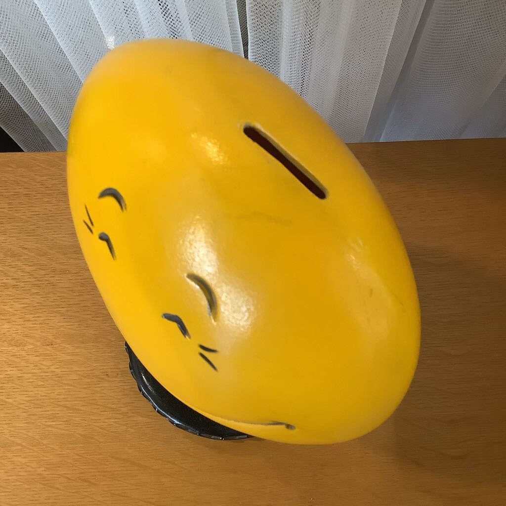 Vintage 1971 Rare Smiley Face Bank