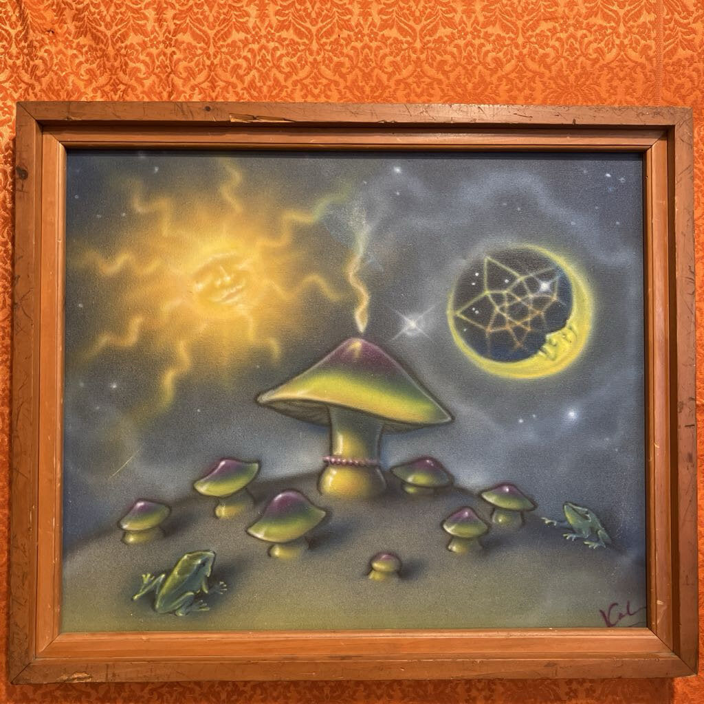 Airbrushed Mushroom Artwork