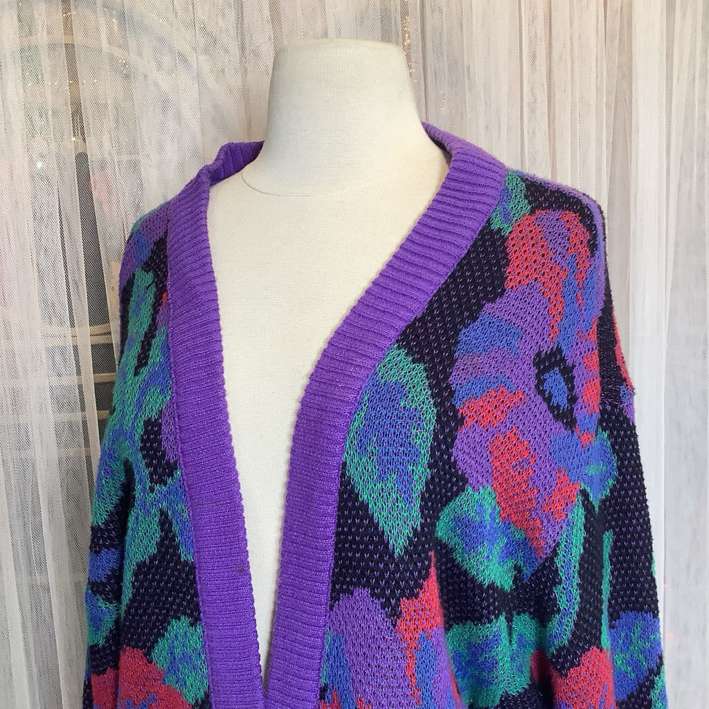 1980s Vintage Cardigan Sweater