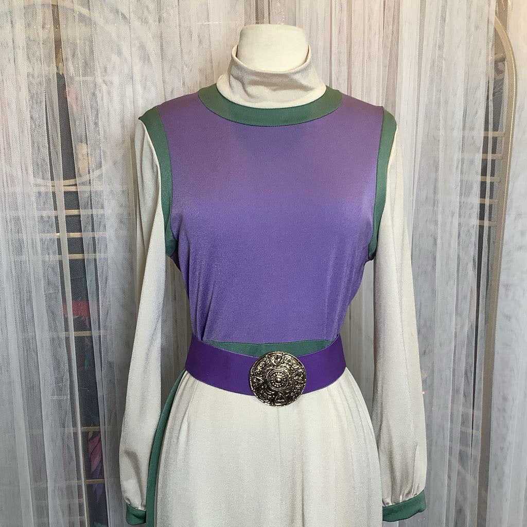 1970s Robert David Morton Maxi Dress