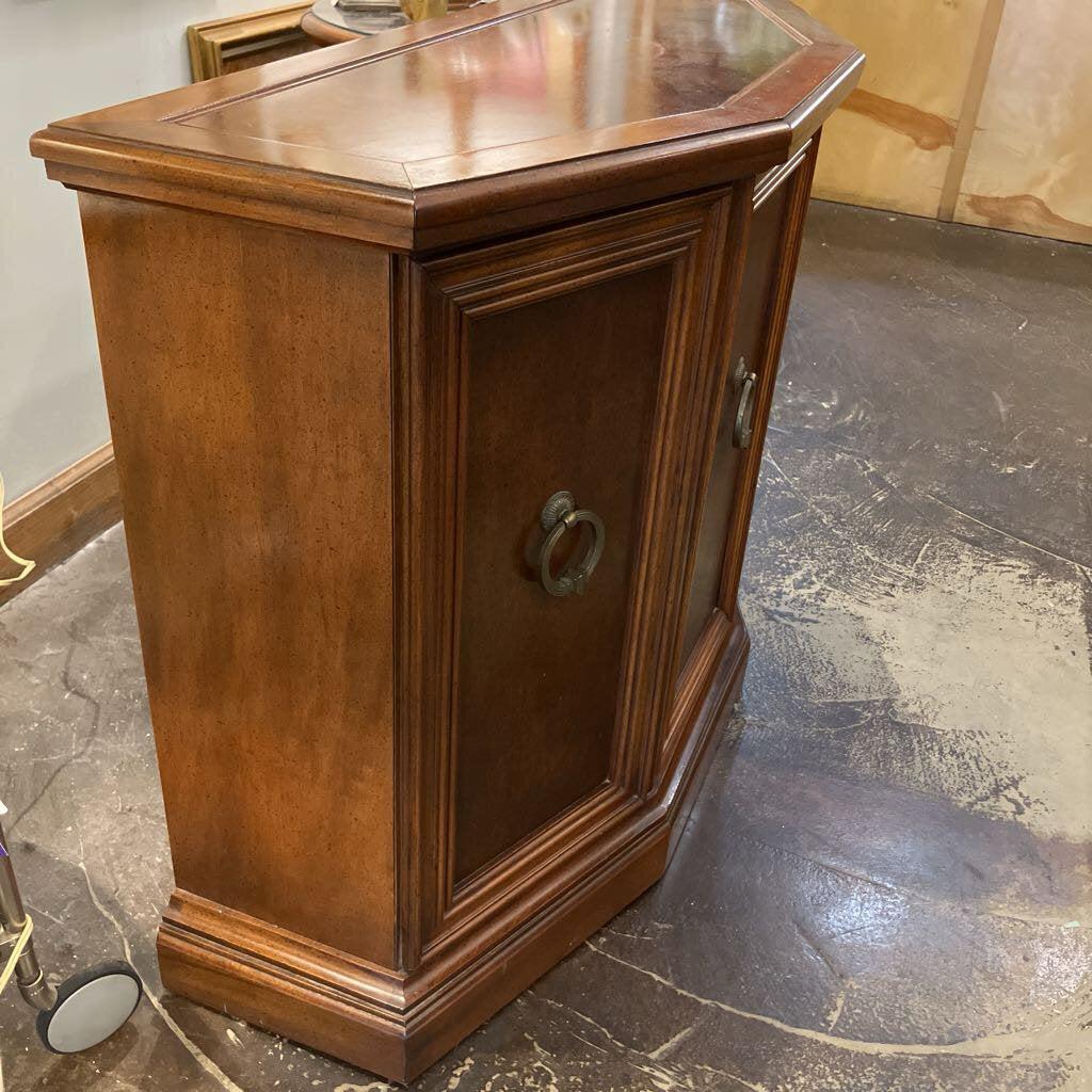 Mid Century Console Cabinet w/ Brass Hardware