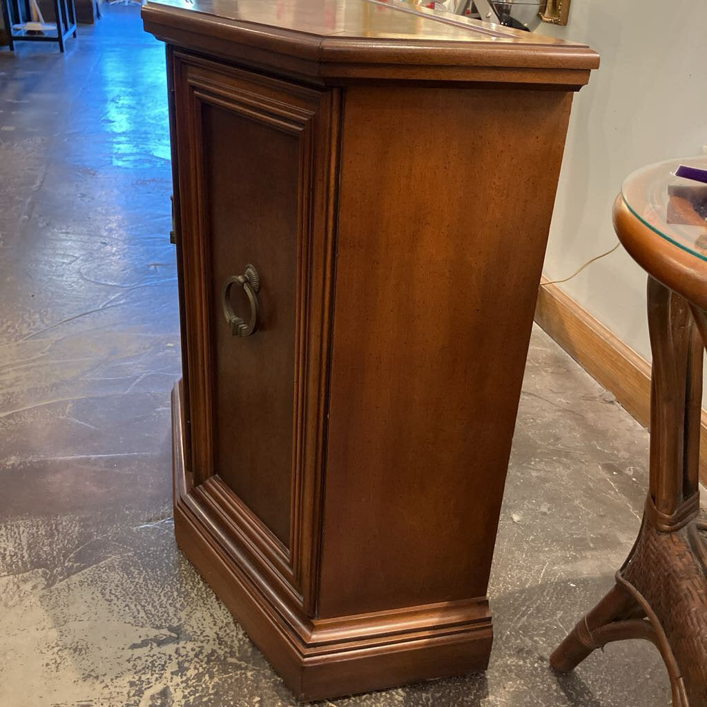 Mid Century Console Cabinet w/ Brass Hardware