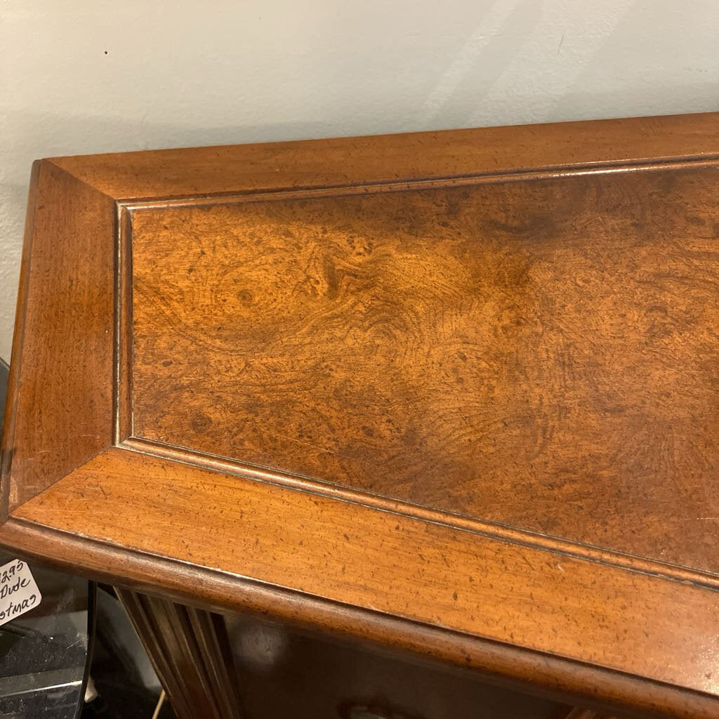 Mid Century Console Cabinet w/ Brass Hardware