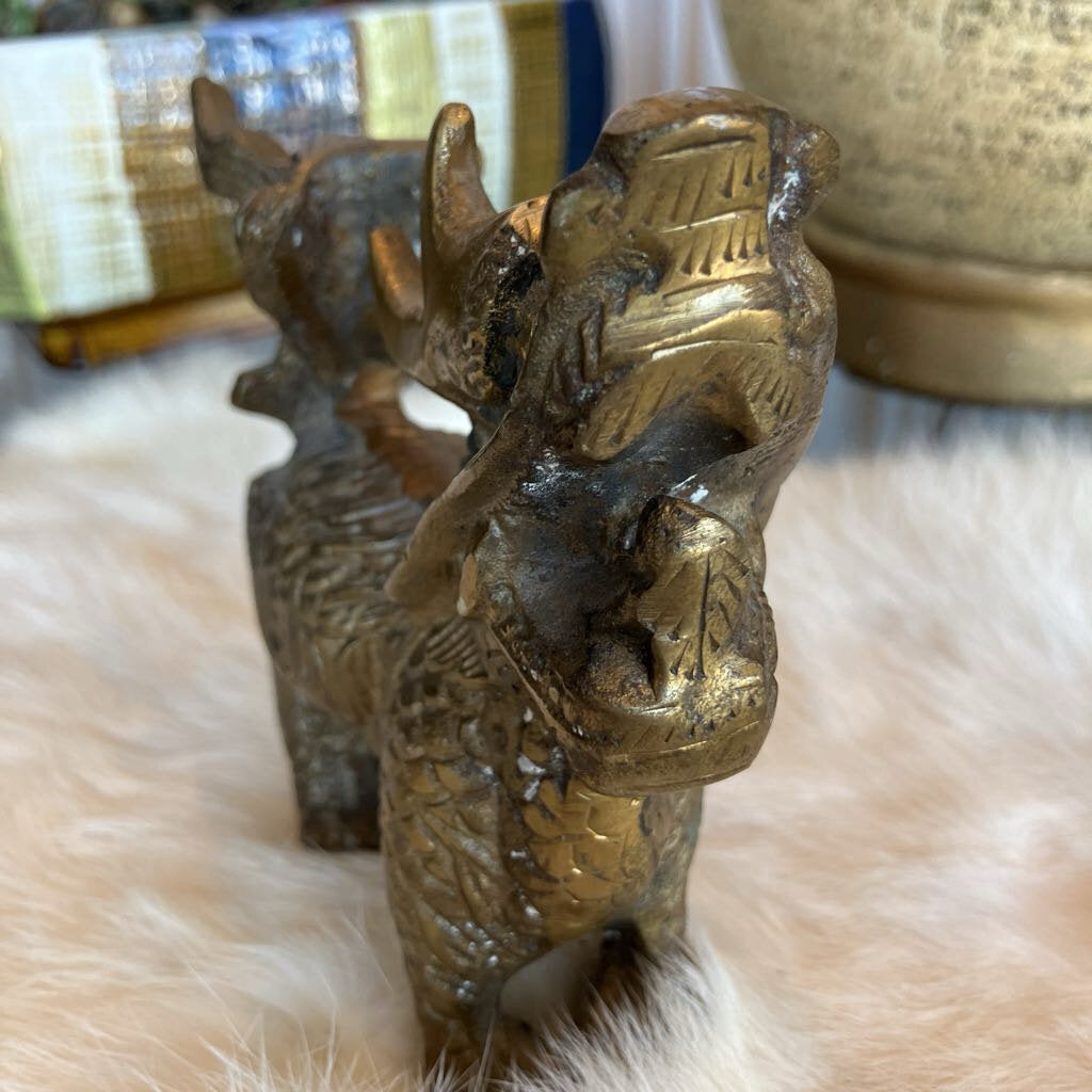 Solid Brass Foo Dog