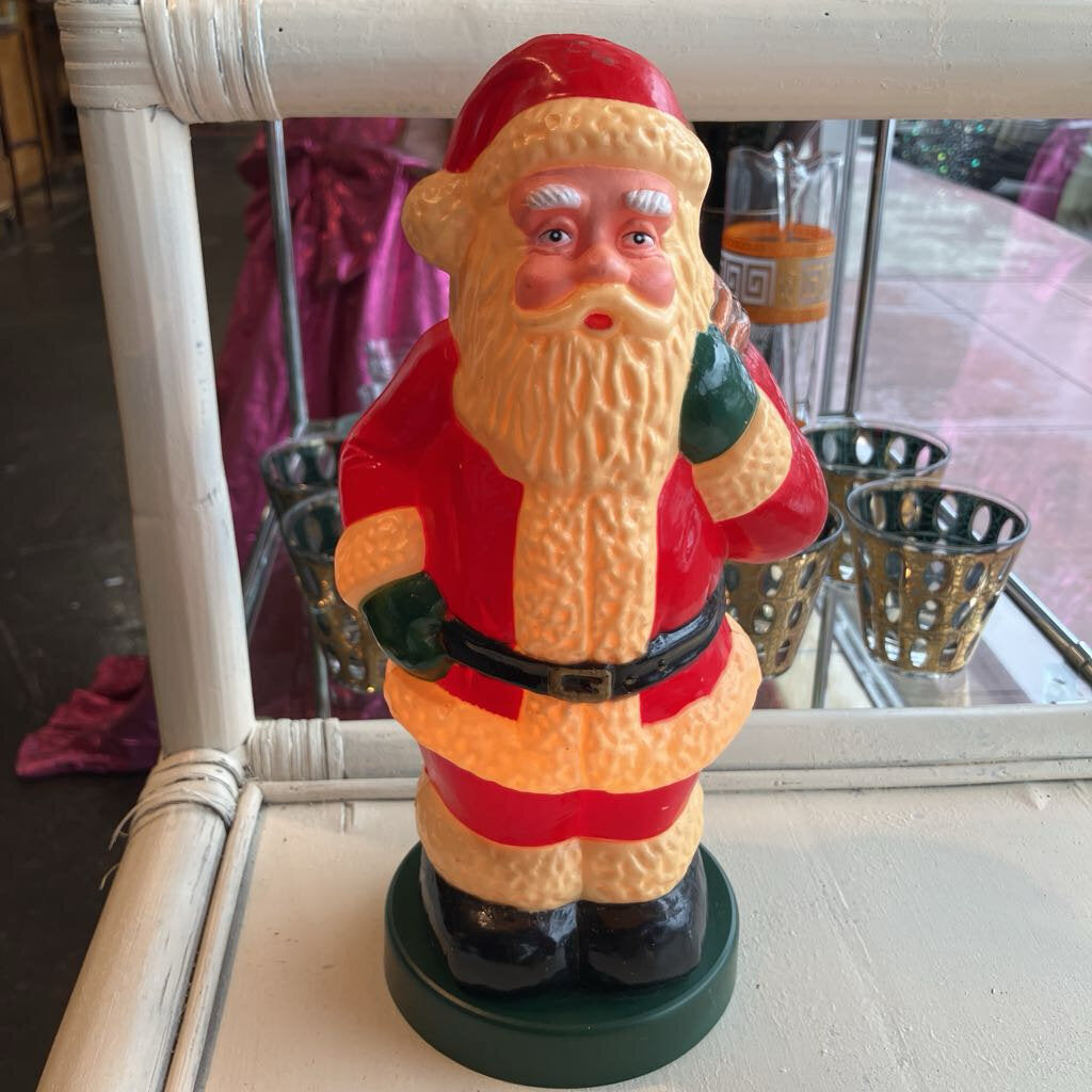 1960s Blow Mold Santa Light