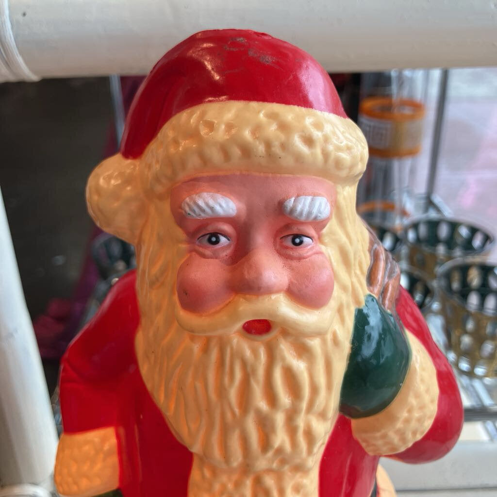 1960s Blow Mold Santa Light