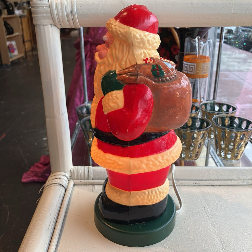 1960s Blow Mold Santa Light